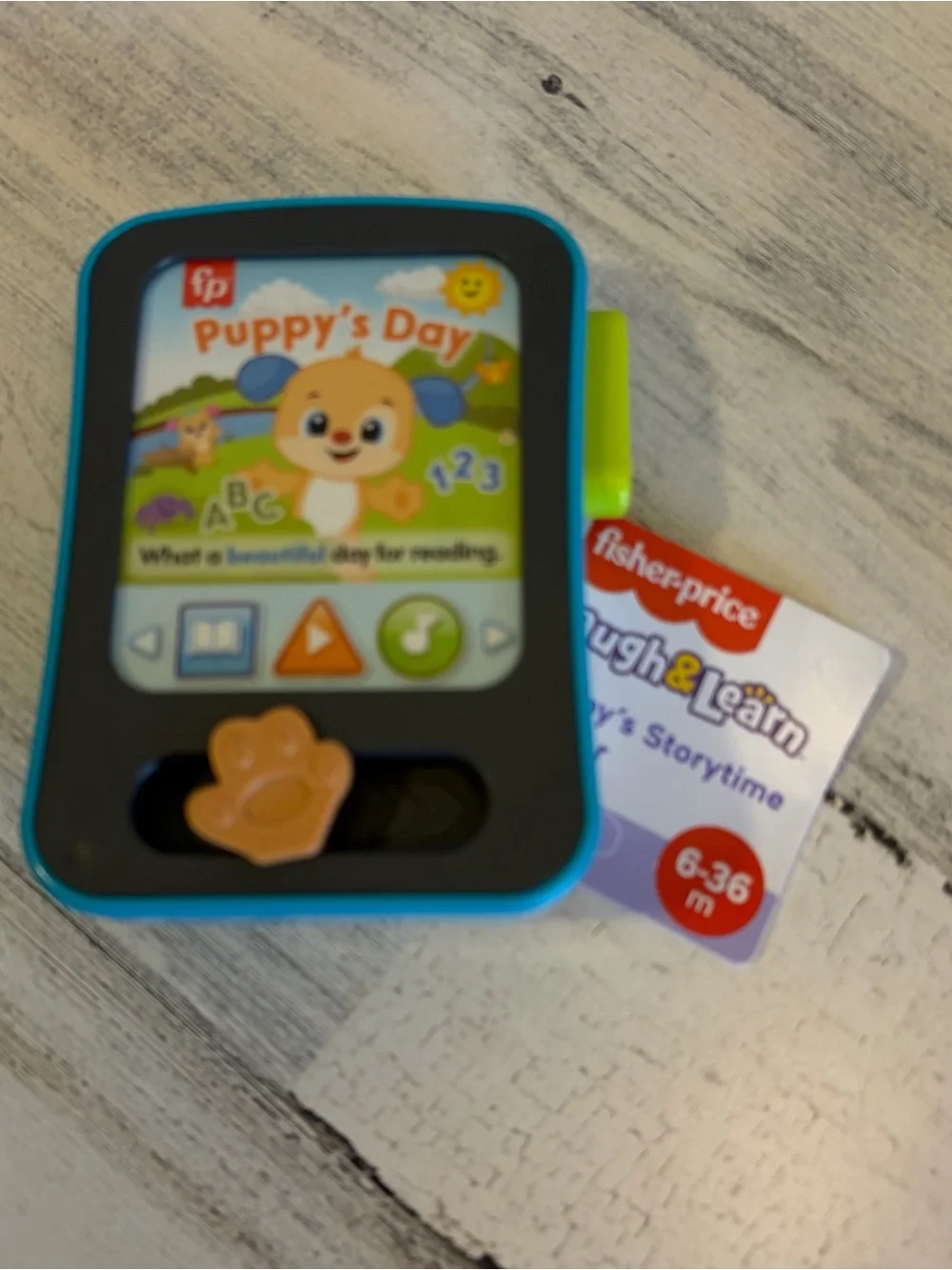 Fisher-Price Laugh & Learn Puppy's Storytime Reader NEW